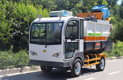 Camion poubelle électrique monté à l'arrière fabriqué en Chine